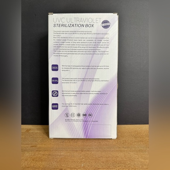 NIB The Clean Phone UV Light Sterilization Box Bacteria Zapping for Phone IPod - Picture 3 of 5